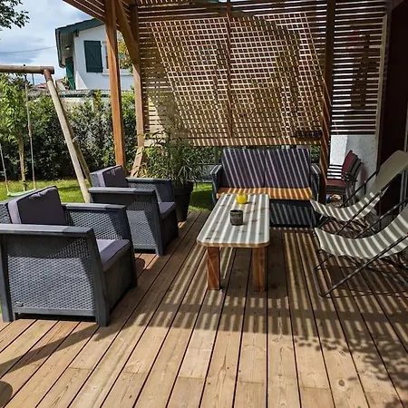 With Swimming Pool Near Ocean And Forest